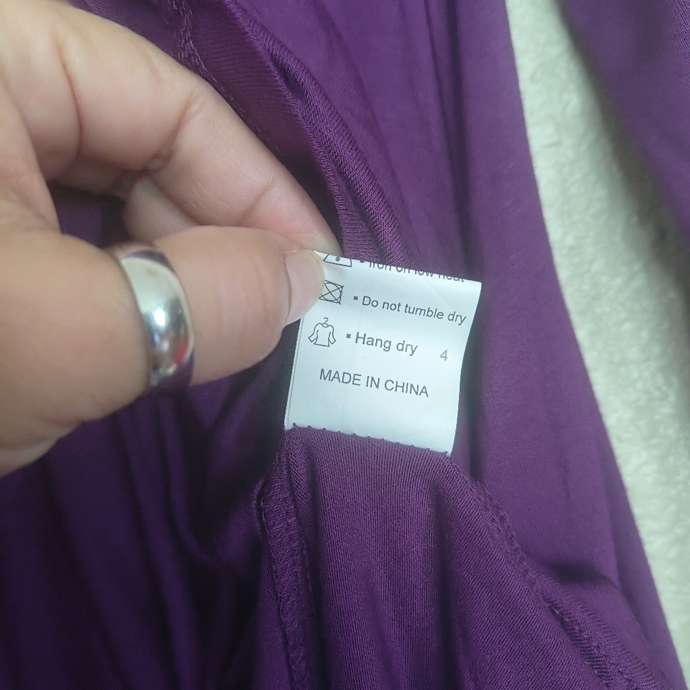 new LILBETTER light purple long sleeve dress size large pockets, casual - Picture 11 of 11